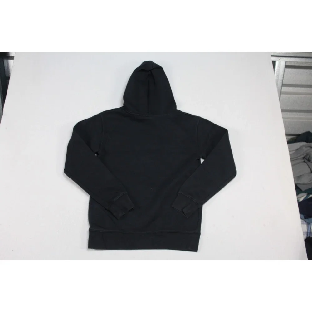 Jordan Boy Black Sweater Hooded Long Sleeve Casual Size Large